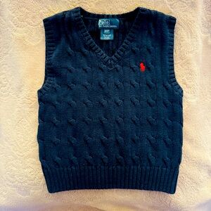 Ralph Lauren Cable-Knit Cotton Sweater Vest